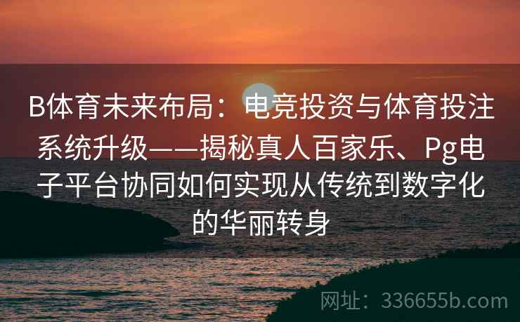 B体育未来布局：电竞投资与体育投注系统升级——揭秘真人百家乐、Pg电子平台协同如何实现从传统到数字化的华丽转身