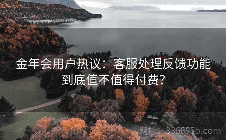 金年会用户热议：客服处理反馈功能到底值不值得付费？