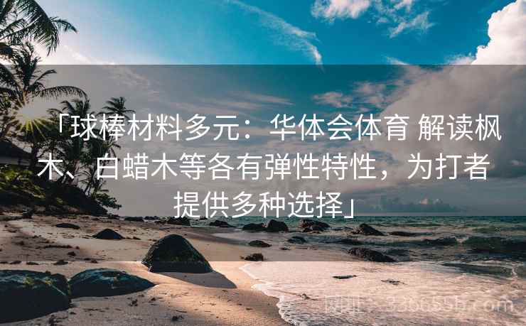「球棒材料多元：华体会体育 解读枫木、白蜡木等各有弹性特性，为打者提供多种选择」